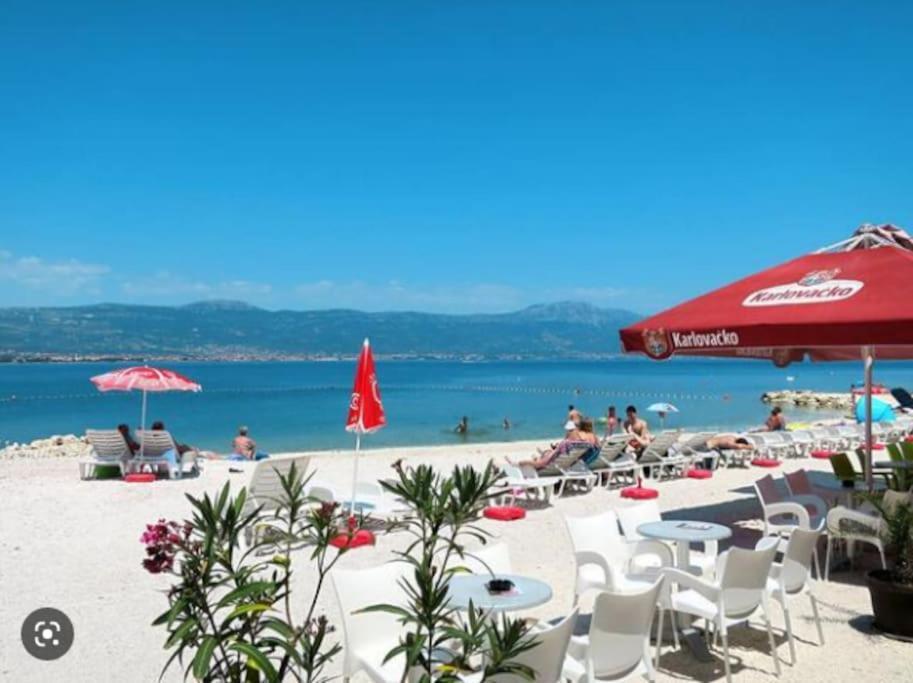 Luxury Villa Lana Apt, Seaview Terrace, Large Outdoor Space, Bbq Trogir Dış mekan fotoğraf